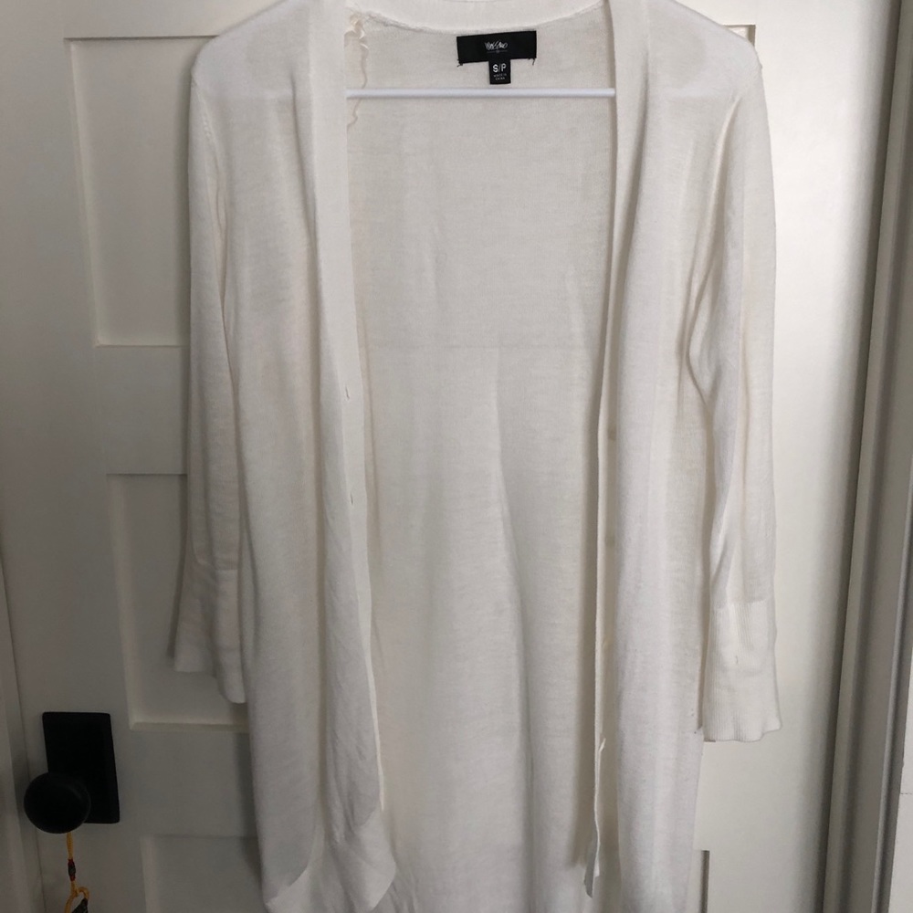 White Cardigan